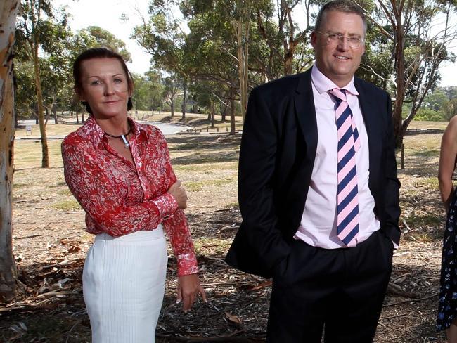 “Education group”: Debbie Robinson, left, and Andrew Horwood. Picture: News Corp Austarli