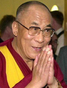 Tenzin Gyatso.  Who!?  The Dalai Lama. Oh ok!