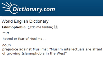 Islamophobia definition