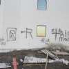 Images of the vandalism at the Sterling Heights Sikh temple