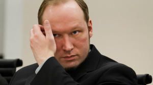 Confessed mass killer Anders Behring Breivik sits in the courtroom in Oslo, Norway, on Friday 1 June, 2012. (AP / Heiko Junge, Pool)