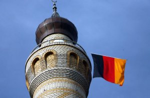 Minarett der Moschee Rendsburg