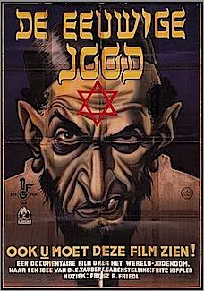 promotional poster for Nazi propaganda film The Eternal Jew