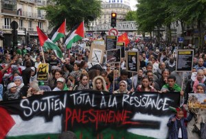 French Palestine Rally
