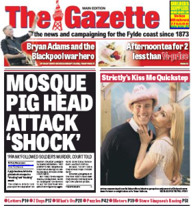 Blackpool-Gazette-front-page